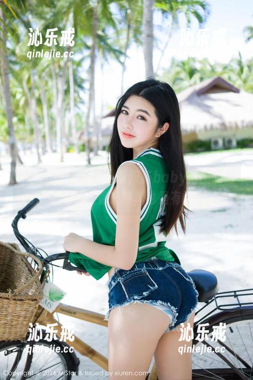 MiStar魅妍社 - 萌汉药baby很酷和她的清纯写真，看来纯真也是有门道的。