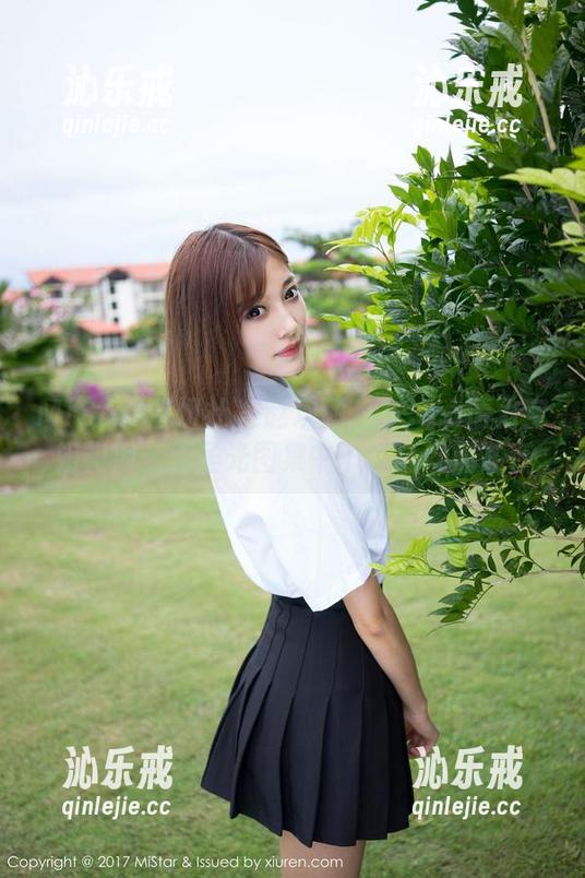 MiStar魅妍社 - 赵欢颜Jessica请为空姐鞠躬：无圣光图集中干练与妩媚并存