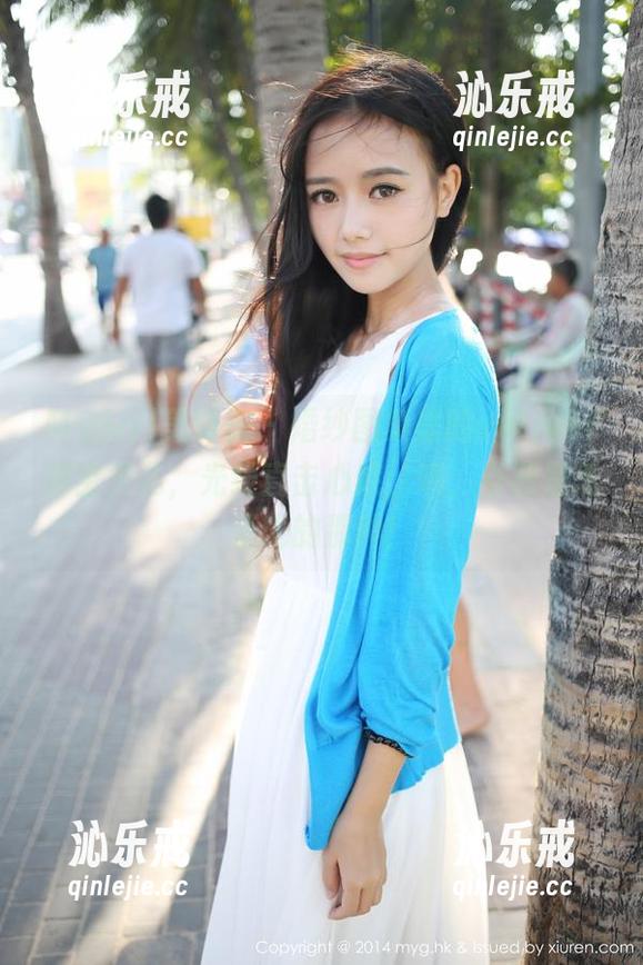 MyGirl美媛馆 - 婚纱图集里的vetiver嘉宝贝儿，光线直击心底，哦，当然是无圣光的那种！