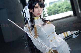 星野saori的校服cos，一秒变身学生时代的“学霸”梦